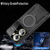 For Oppo Reno 11 Armor Shockproof Magnetic Hard PC Case For OPPO Reno 11 Pro Anti-Fall Ring Stand Protect Cover Capa Reno 11F