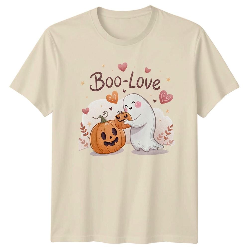 BooLove TShirt Cute Ghost Halloween Gift For Him And Her
