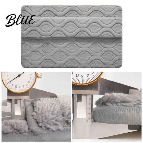 Water-repellent Floor Rug Resistant Thick Doormat Foot Mat Fluffy Absorbent Bathroom Drying Slip Bath Backing