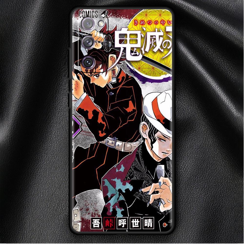 

Чехол для Samsung Galaxy S20 FE S22 Ultra S21 Plus Роскошный мягкий чехол для телефона S10 S9 S8 S10e S7 Силиконовый чехол Demon Slayer Shell Sac Samsung S7