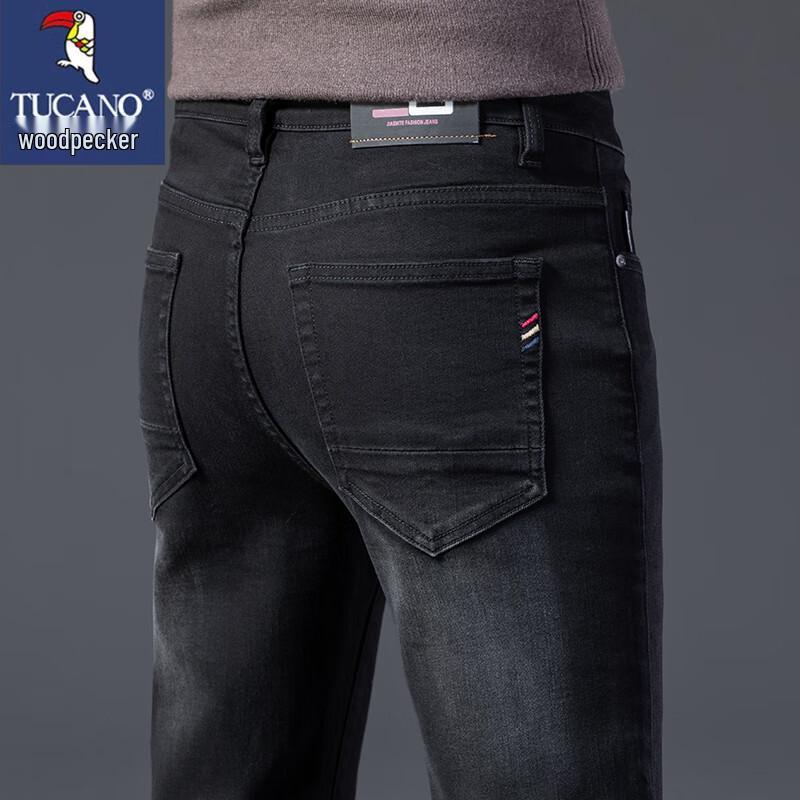 

TUCANO Men s Straight-leg Relaxed Fit Stretch Casual Jeans 38