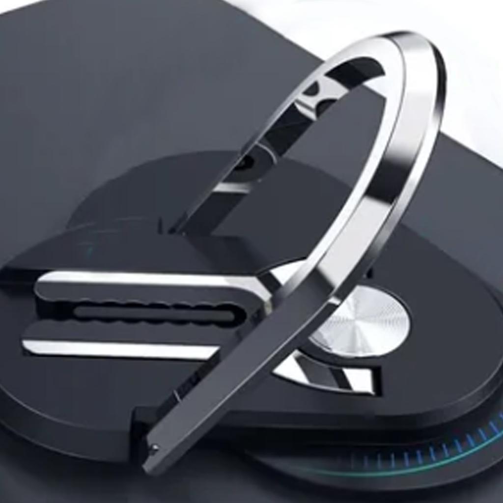 Car Phone Holder Free Hands Angle Adjustable Tight Hold Lightweight Car Phone Mount Black