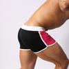 Cuecas Boxers Esportivas Masculinas Respiráveis de Cintura Baixa com Cós Contrastante e Design de Painéis Laterais Roupa Íntima Esportiva