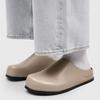 Plus Size 46 Slip-On Mules Loafers Slippers Summer Platform Half-Back Flats Casual Shoes For Man Leather Backless Slides Sandals