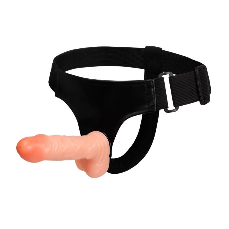 Harness with Natural Realistic Dildo 15 Cm
