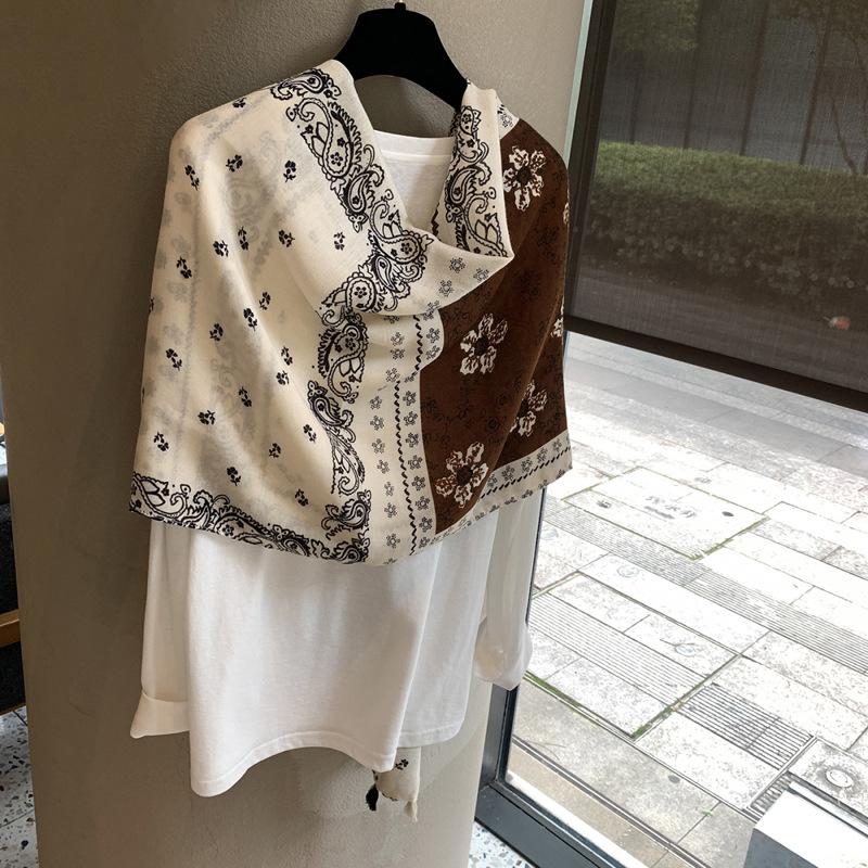 Soft Vintage Lightweight Scarf For All Season Sun Protection