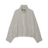 Womens Plaid Pilot Jacket Streetwear Casual Long Sleeve Zipper Coat 2026