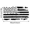1x Distressed  Flag Hood Vinyl Sticker Decal Fits For Jeep Wrangler Any Hood