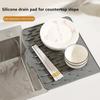 Silicone Kitchen Mat Shock Absorption Non Slip For Food Prep And Dish Drying