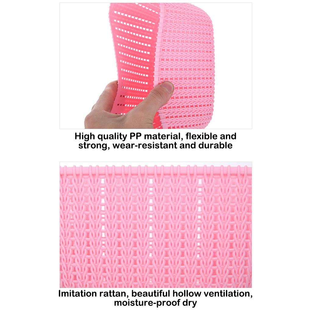 Imitation Rattan Woven Storage Basket - Stylish And Practical Solution For Storage Needs Portable Storage Frame