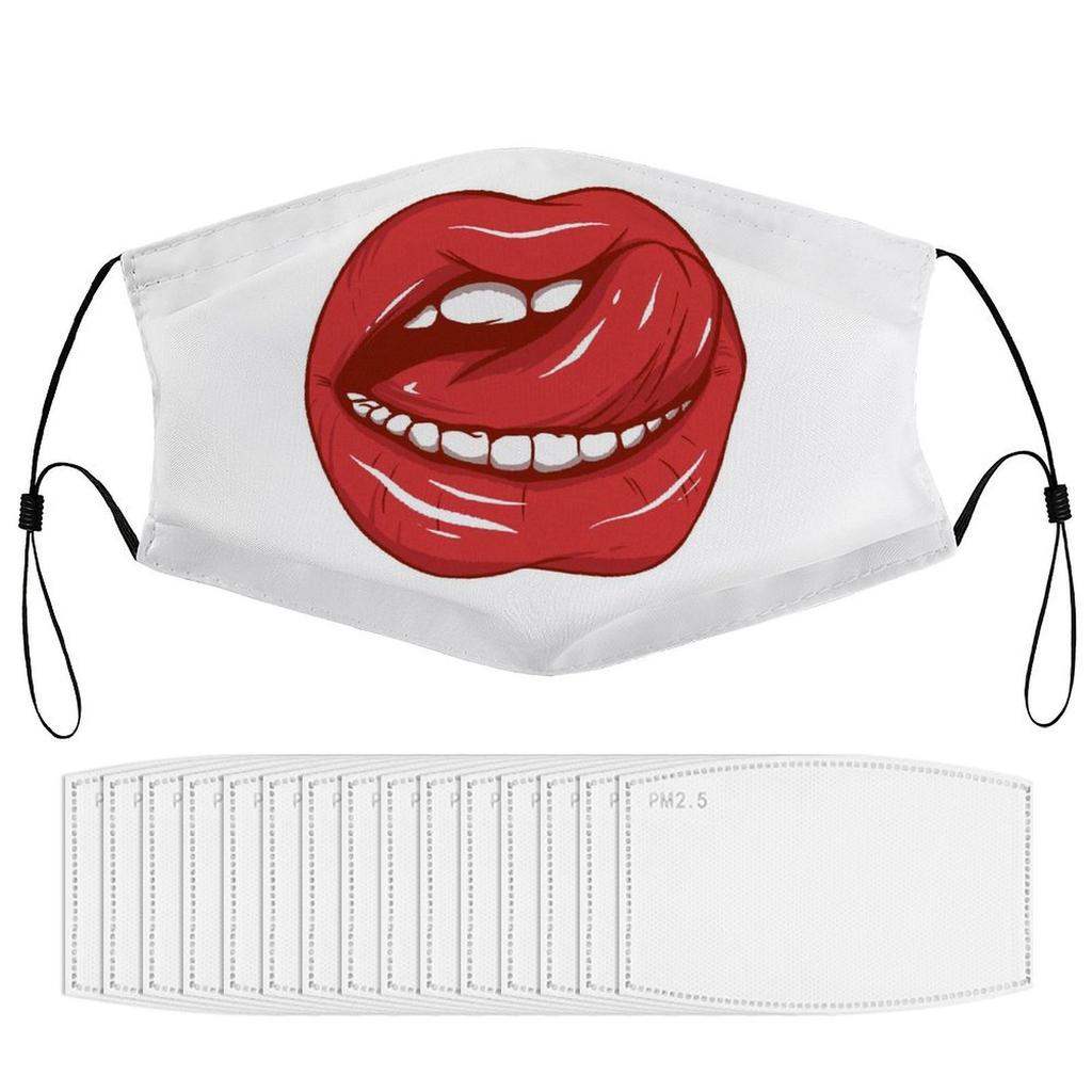 1Pack Protective Nylon Fabric Mask With Soft Stretch Fit And Replaceable 5/10/15 Filters Offering Effective Dustproof Daily Coverage