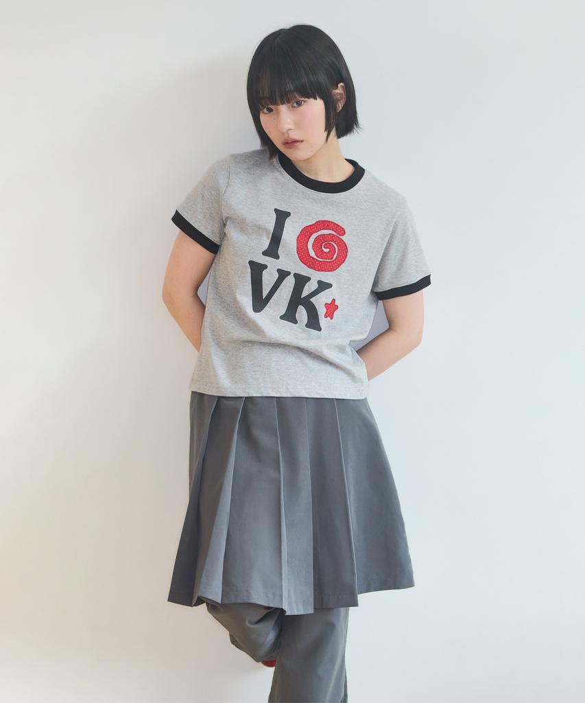 VIDEO JOCKEY Twilly House Ringer T-Shirt [Melange Grey]