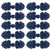 6/10pcs Chinese Knots Frog Buttons Closure Sewing Buttons Fasteners with Beads for DIY Sewing Coats Cloak Bridal Costume Outfit