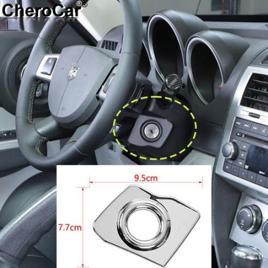 Декоративная накладка на замок зажигания (ключ зажигания) для Dodge Nitro/Jeep Liberty 07+ Аксессуар Хром