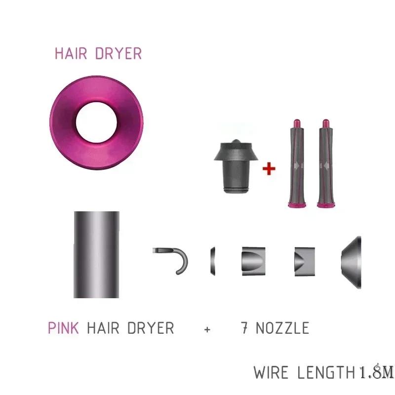 1.8m Professinal Leafless Hair Dryer Negative Lon Hair Care Quick Dry Home Powerful Hairdryer Constant Anion Blow Dryer