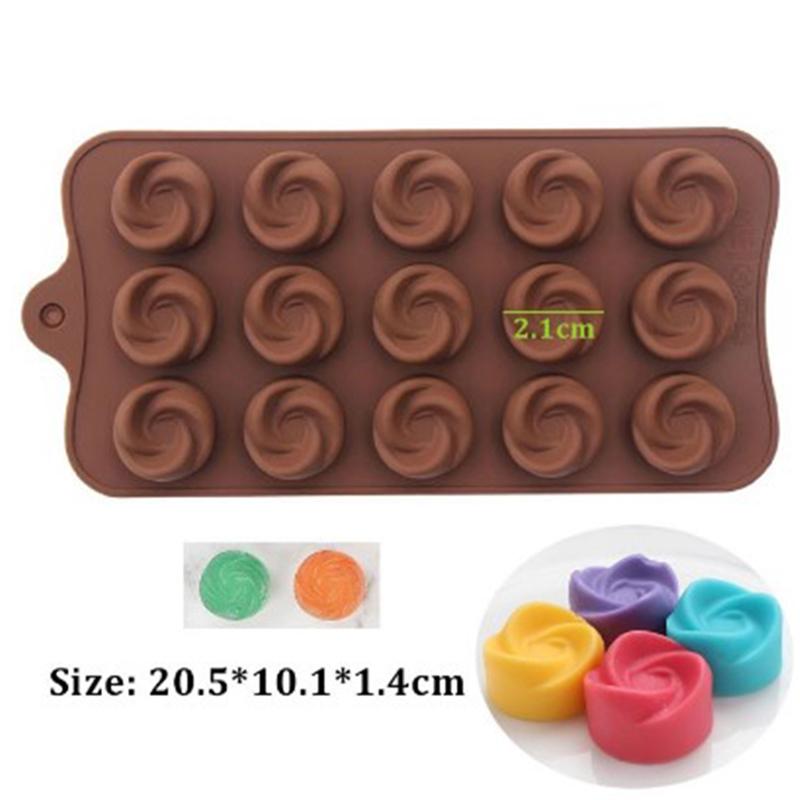 

Swilr Flower DIY 3D Инструмент для выпечки тортов Шоколадные конфеты Силиконовые формы