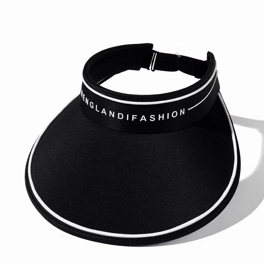 

Style Versatile Hat Minimalist Lines Women Breathable Hatscaps Sunshade чорний