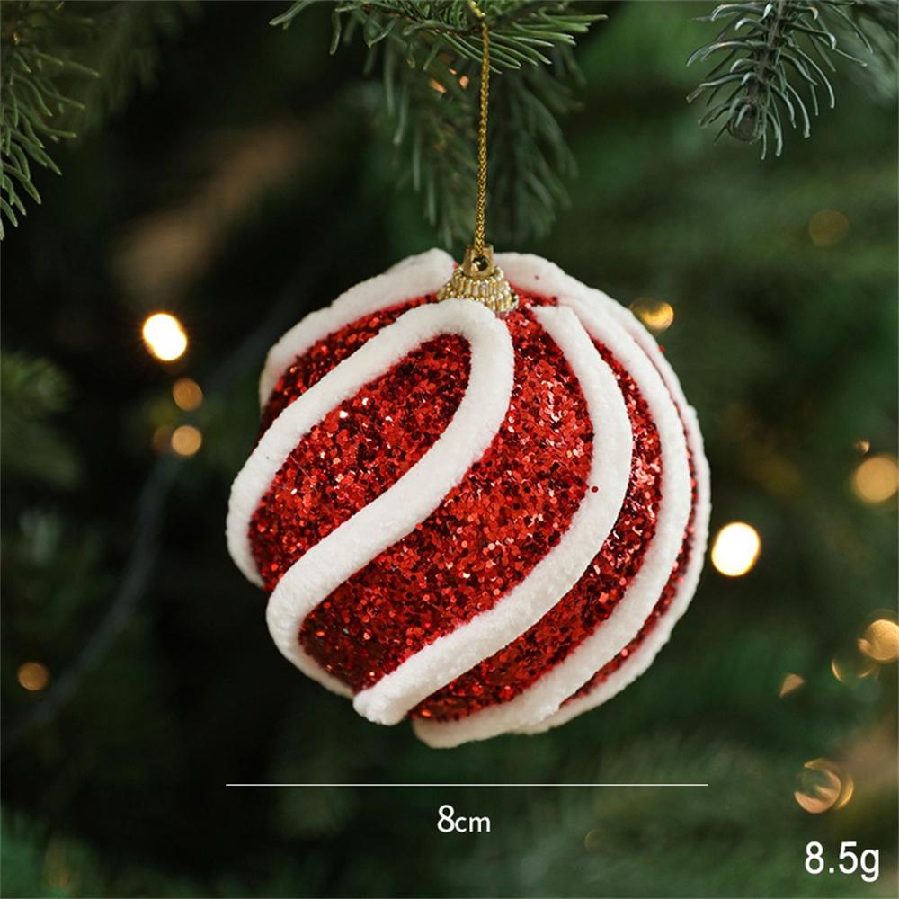 Tree Ornaments Foam Christmas Balls Foam Balls 8cm Hanging Decorations For Home Party Supplies Christmas