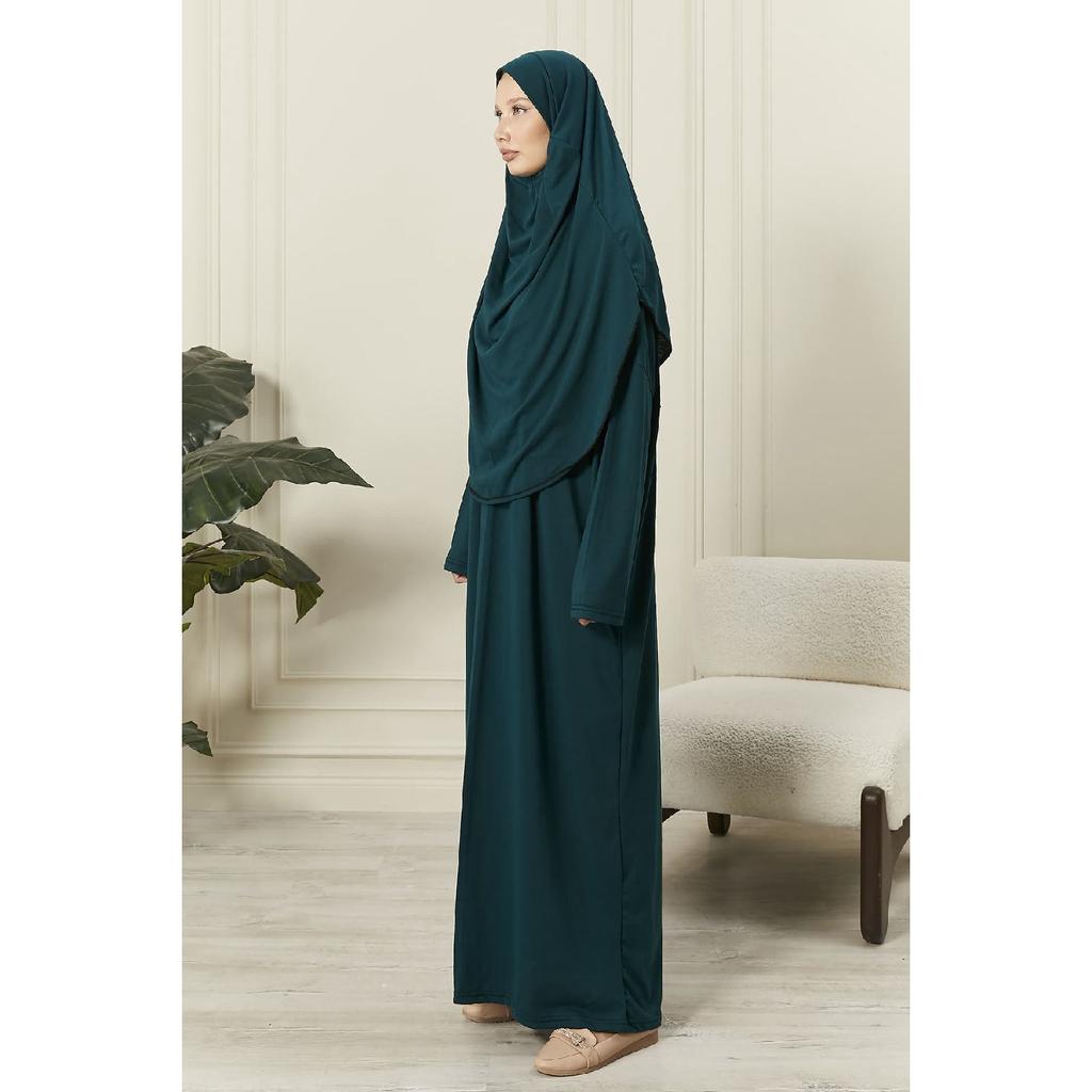 100% Cotton Combed Prayer Dress With Headscarf