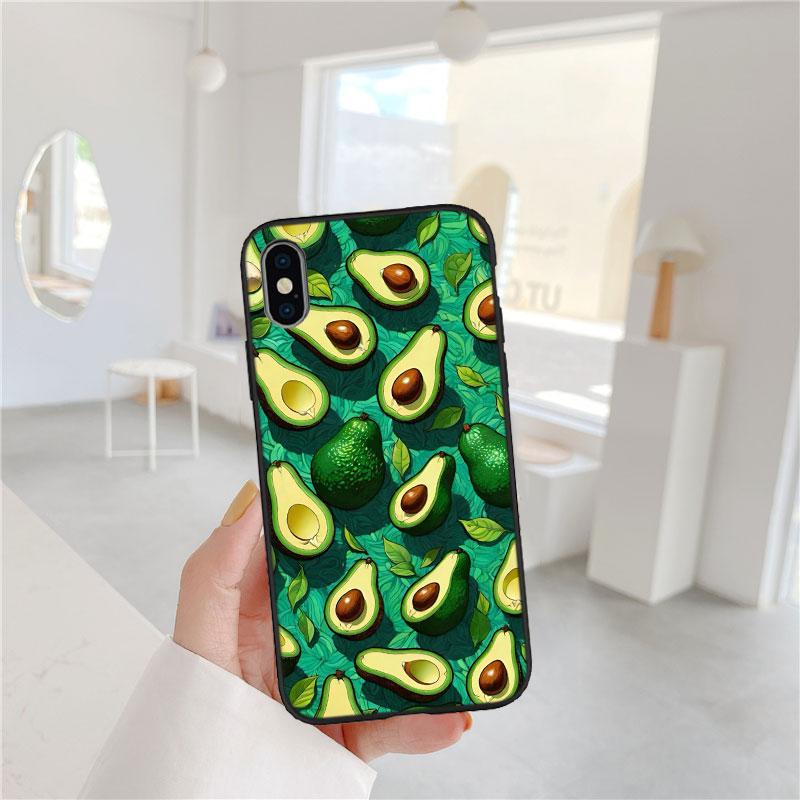 CJ13 Avocado fruit art Soft Shell Phone Case for Xiaomi Xiaomi Poco M4 M5 M6 M7 X3 X6 X7 F8 Ultra Pro GT NFC