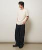GENERALIDEA Man Waffle Henley Neck Short Sleeve T-Shirt [Ivory] / Gf2Mts012