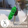 Animated Cartoon Pea Pod Keyring Sturdy PLA Material Keychain Home Decors Keychain For Daily Use And Gifting