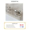 925 Sterling Silver Vintage Cross Winding Finger Rings for Women Couple Minimalist Party Jewelry Gift Prevent Allergy