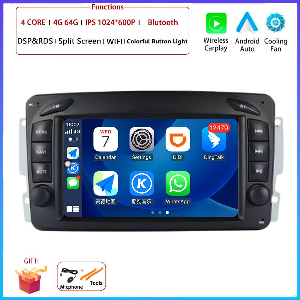 Android OS For Mercedes Benz CLK W209 C209 W168 W203 W463 Vito Viano1998 - 2006 Car Radio Navigation GPS Multimedia Video Player