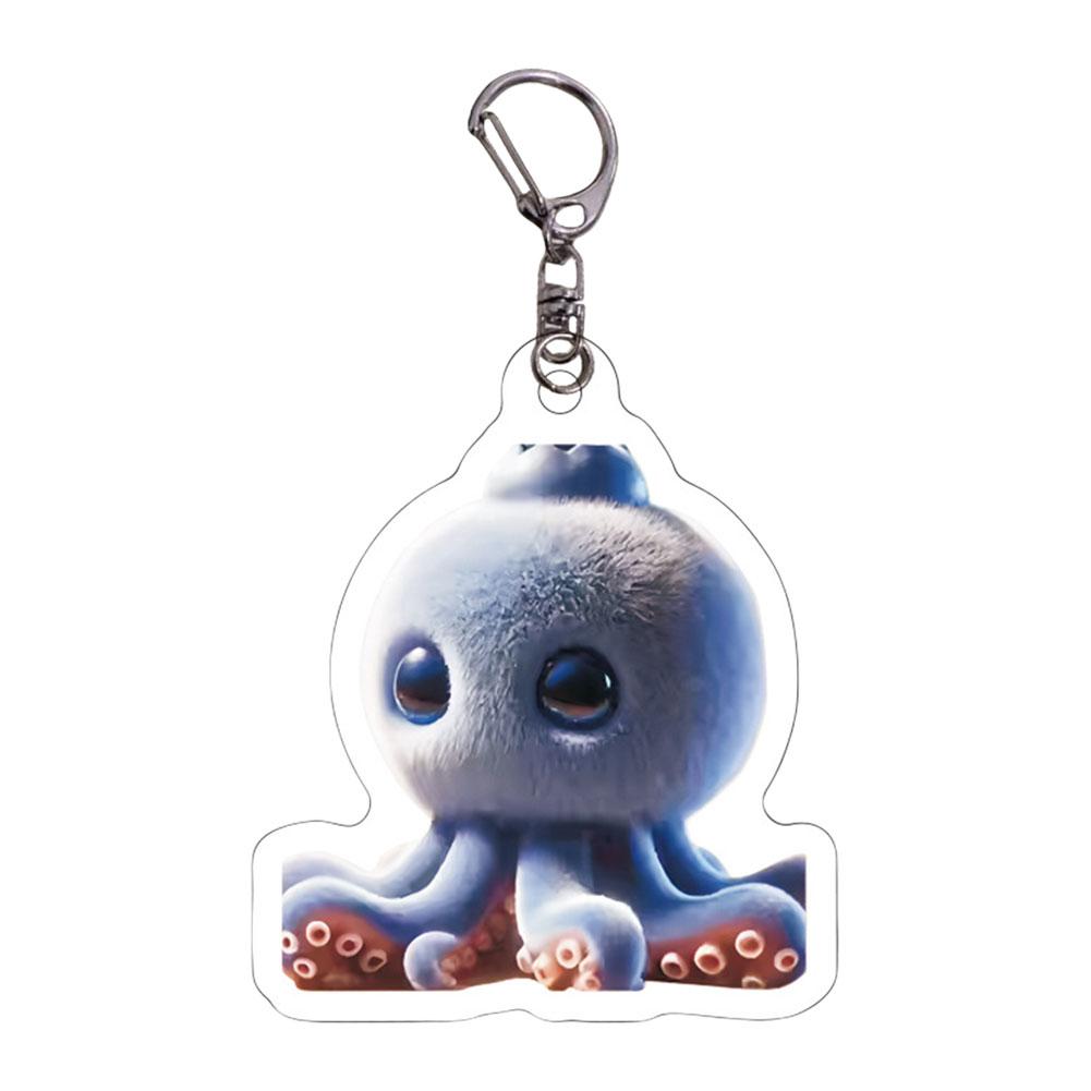Креативные Животные 2D Плоский Акриловый Брелок Подвеска Мультяшная Подвеска Подарок для Фанатов