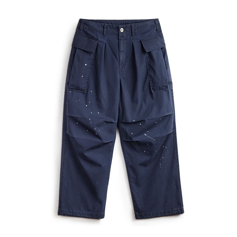 

Парка Мэдден Американский стиль Старые Брызги краски Двойные колени Парашютные брюки Оверсайз Свободные Прямые Повседневные брюки Мужские Осенние Tibetan youth EUR33