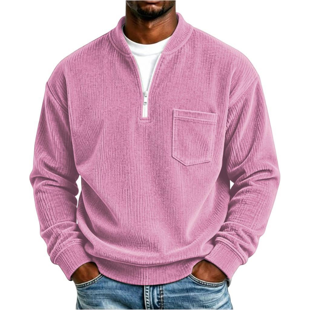 Men's Casual Loose Fit Top with Pockets Street