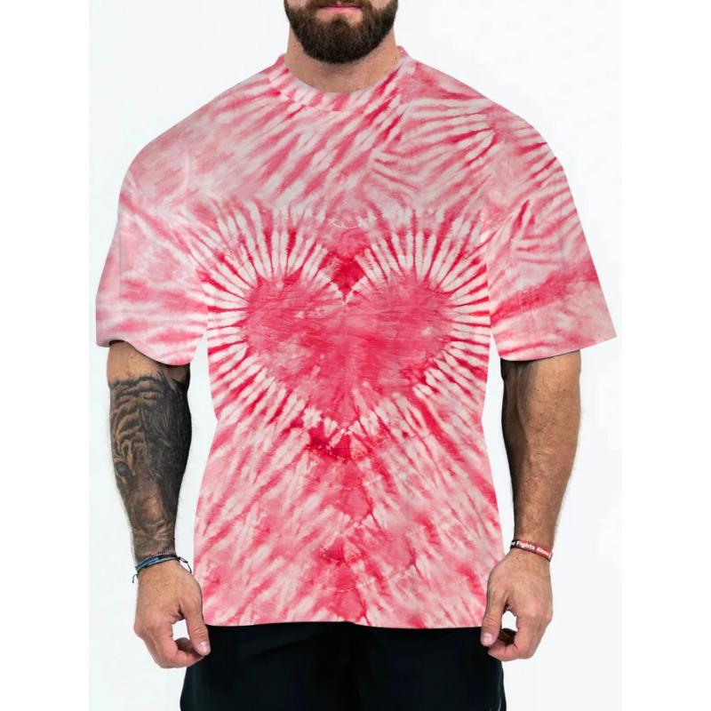 Summer 3D Printed Cartoon Anime Loose Men's Short Sleeved T-shirt