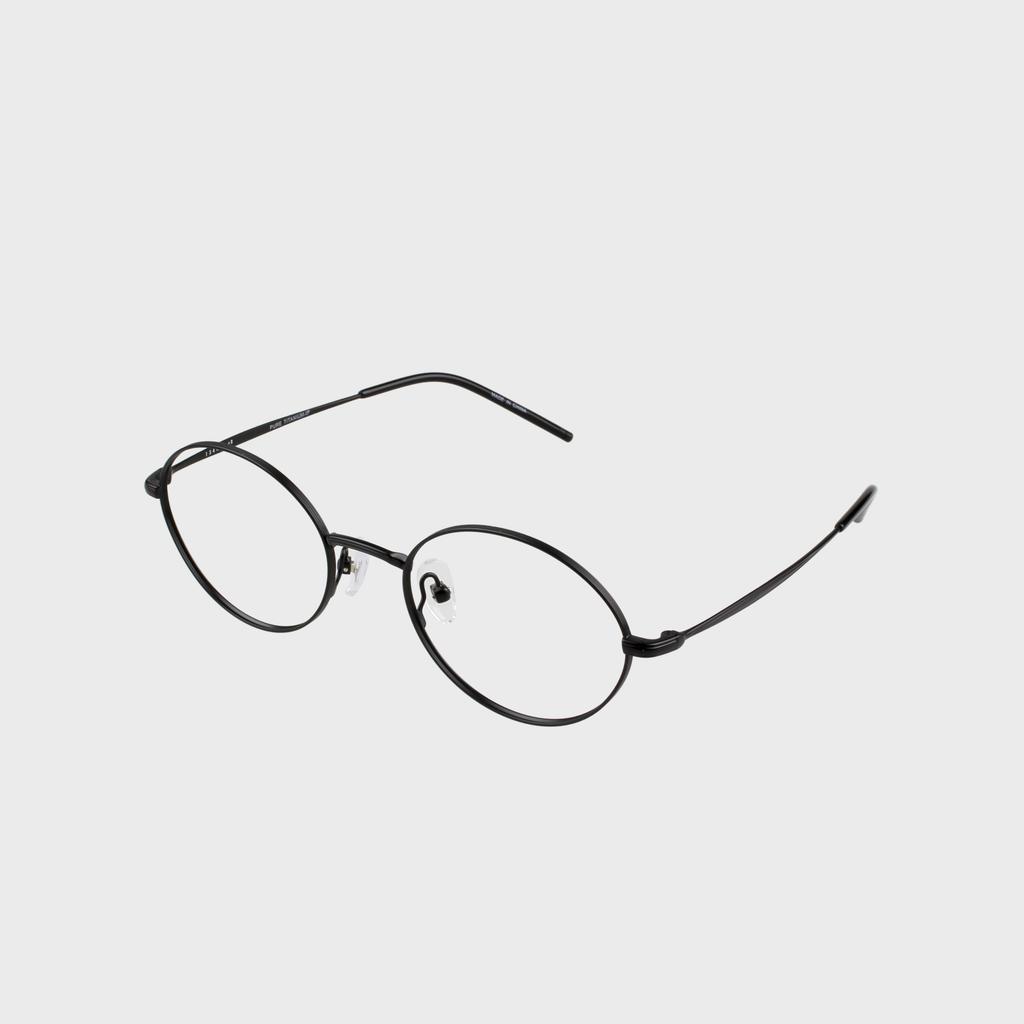 Ilsamsaemem Oval Round Titanium Black