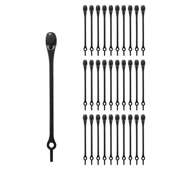

Wooblis Силиконовые кроссовки без узлов со шнурками и шнурками 48P