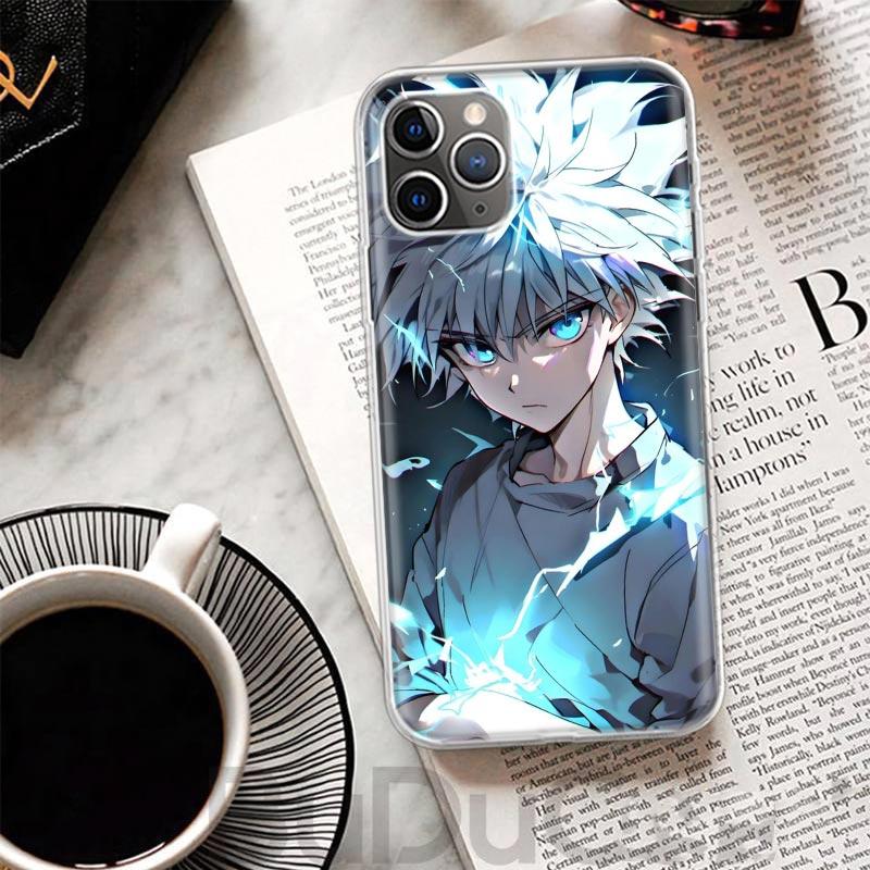 Huner X-Hunters Killua Cover For iPhone 17 Air 16 16E 15 Pro Max 14 Plus 13 Mini Phone Case 12 11 7 8 SE Customized Print Shell