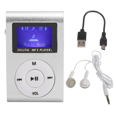 Portable Mini MP3 Music Player Sports BackClip LCD Screen MP3 Support Memory Card