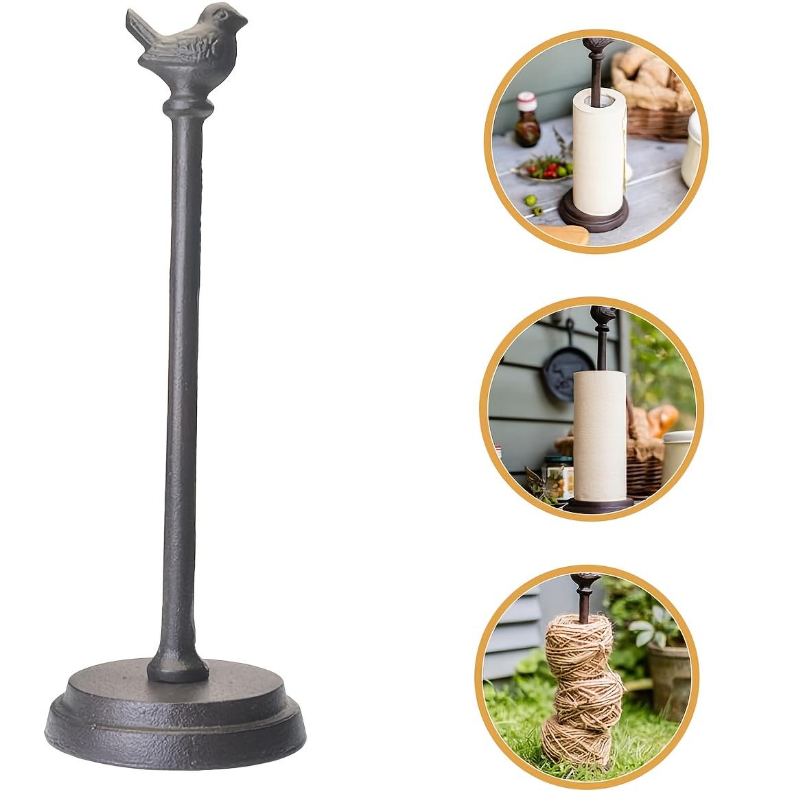 

Винтажный чугунный держатель для салфеток в виде птицы, кухонный держатель для бумажных полотенец, настольное украшение, полка для хранения, аксессуары для ванной комнаты