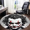 1 ks Kulatý koberec Joker Klaun do kanceláře, pod kancelářské židle, do ložnice, obývacího pokoje, domácí dekorace, dekorace místnosti, k dispozici v různých velikostech