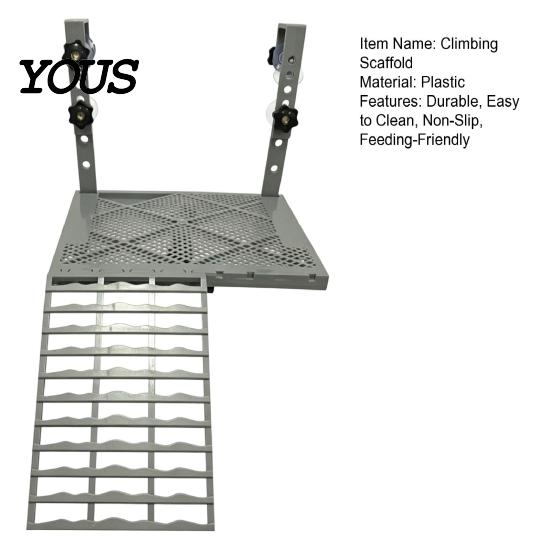 Hanging Turtle Basking Platform Solid Form with Suction Cups, Non-Slip Ramp Reptile Sunning Ramp, Aquariums Tank Accessories for Climbing