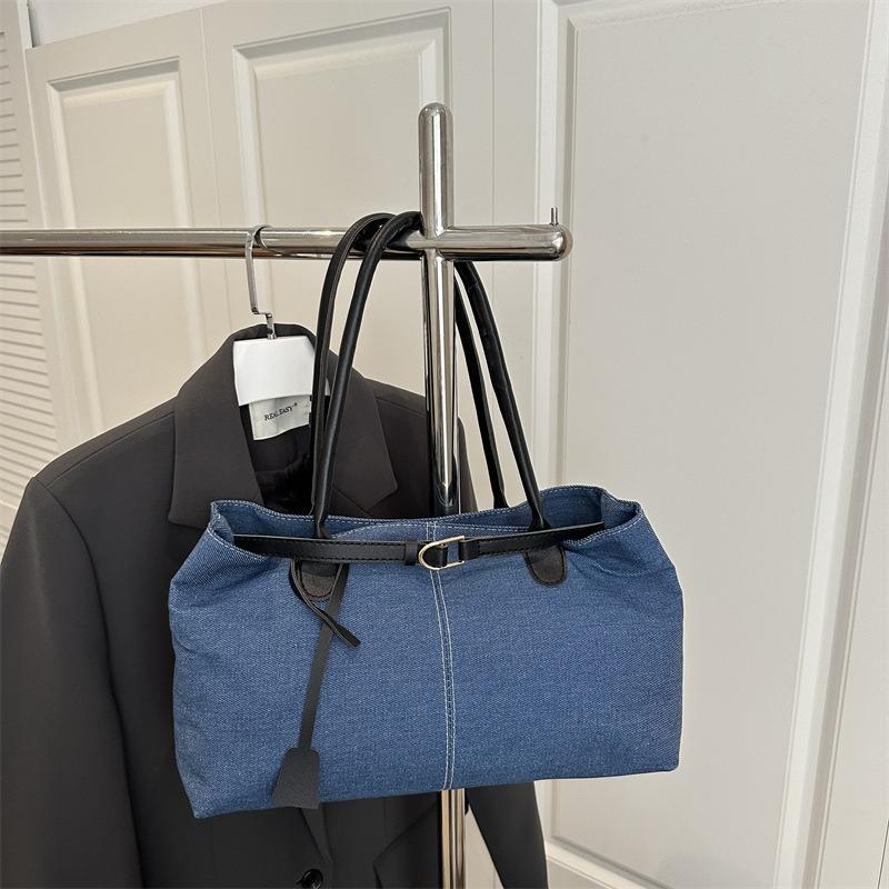 Bag women's autumn and winter new niche retro suede underarm tote bag large capacity commuter shoulder