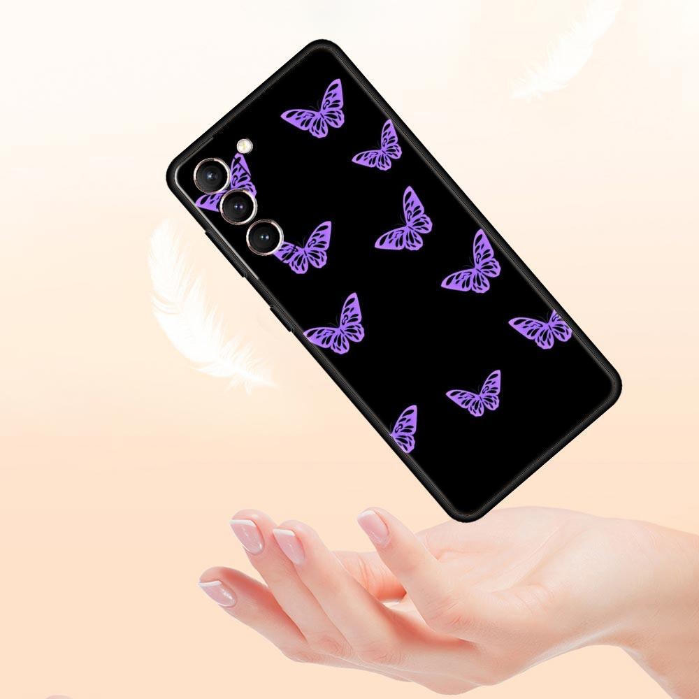 Infinity On Purple Soft Phone Case For Samsung Galaxy S24 S23 S22 S20 Ultra S21 FE 5G S10 S9 Plus S10E S8 20 Silicone TPU Cover