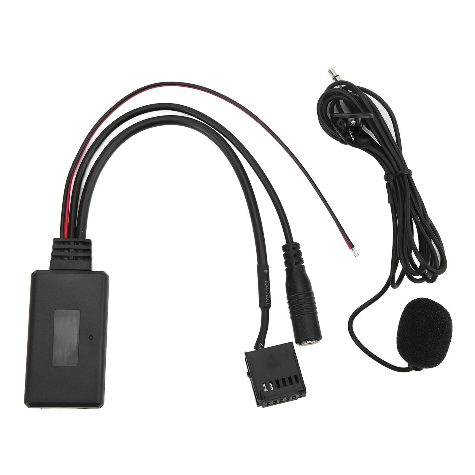 Koogeelife Unisex Bluetooth Aux Audio Cable Adapter Microphone Handsfree Replacement For Mondeo 6000Cd