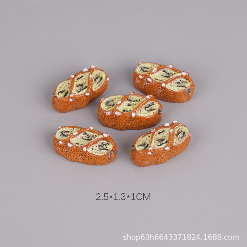 Mini Miniature Breadboard Dessert Model Simulation Play House Toy Shelf Ornament Edible Play Doll House Small Ornament