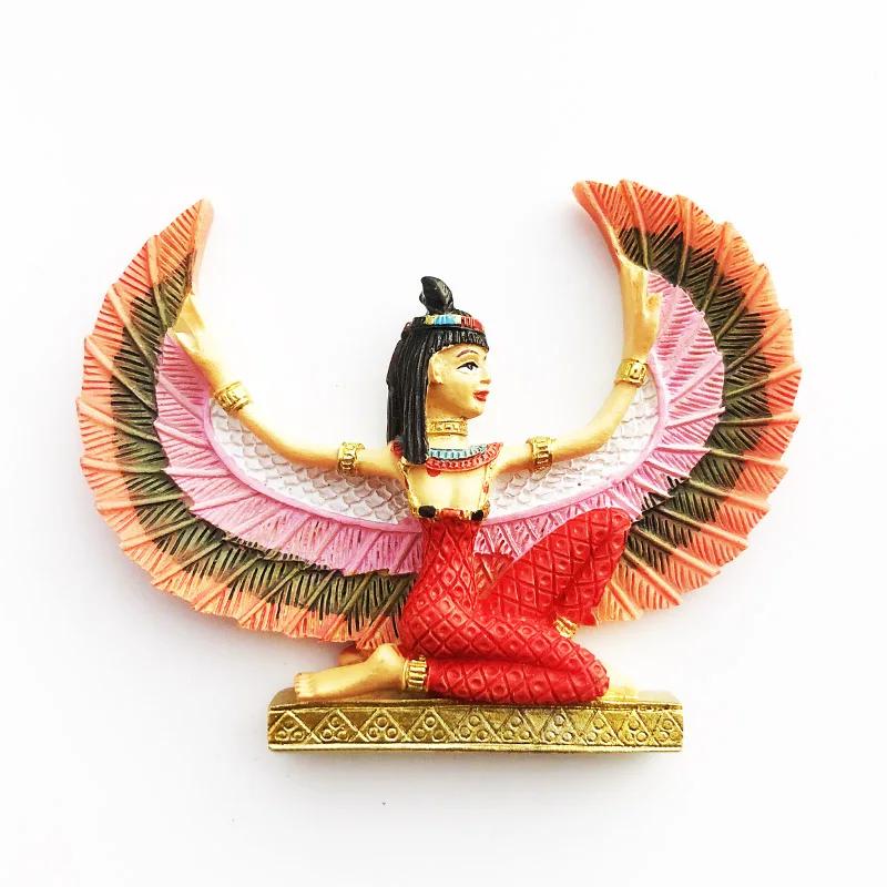 Egyptian Goddess Isis Fridge Magnets Home Decoration Egypt Travelling Souvenirs Wedding Birthday ChildrenGifts Magnetic Stickers