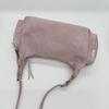 PU Suede Hobo Bag Women's Fashion Shoulder Tote with Multiple Zip Pockets Casual Everyday Handbag
