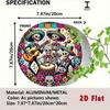 Metal Tin Sign Retro Art Decorative Painting 20x20cm