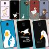 Cartoon Süße Gans für Samsung Galaxy M33 M32 M16 M06 M12 M55 M15 M35 M14 M34 M54 M11 M21 M31 M13 M53 M52 Hülle