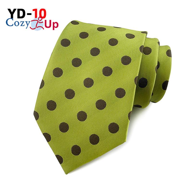 3.15" Fashion Wave Dot PaisleyTies Cravată pentru bărbați Circle Dot pentru nuntă