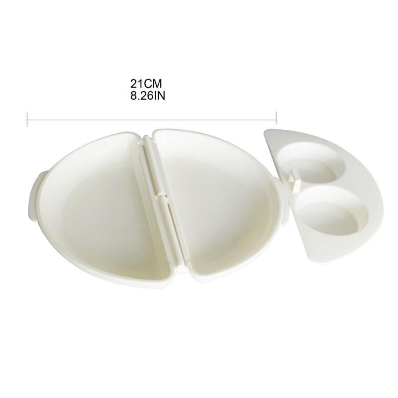 Egg Breakfast Pan Microwave Omelet Pan Egg Poacher Egg Maker Easy to Use Non-Stick Breakfast Egg Cooking Tool for Baking