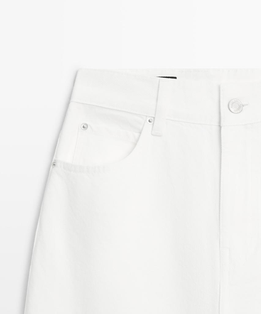 Masimodutti High-Rise Wide-Leg Jeans